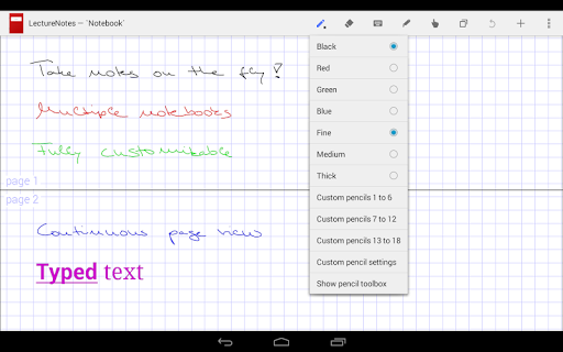 LectureNotes (Trial Version) - Image screenshot of android app