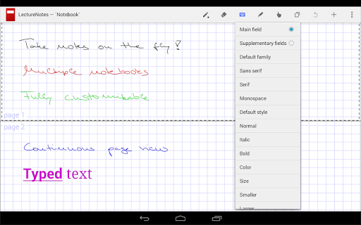 LectureNotes (Trial Version) - عکس برنامه موبایلی اندروید