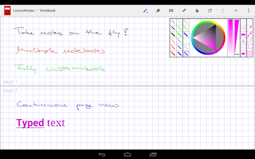 LectureNotes (Trial Version) - عکس برنامه موبایلی اندروید