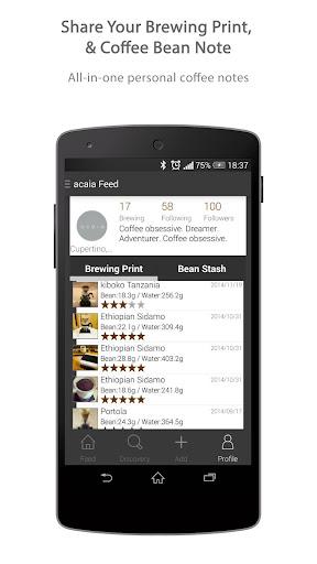 Acaia Coffee - عکس برنامه موبایلی اندروید