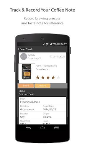 Acaia Coffee - Image screenshot of android app