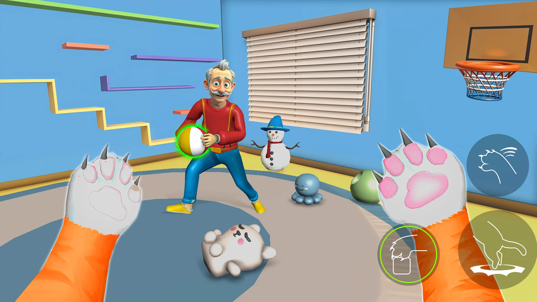 Angry Grandpa: Cat Simulator - عکس بازی موبایلی اندروید