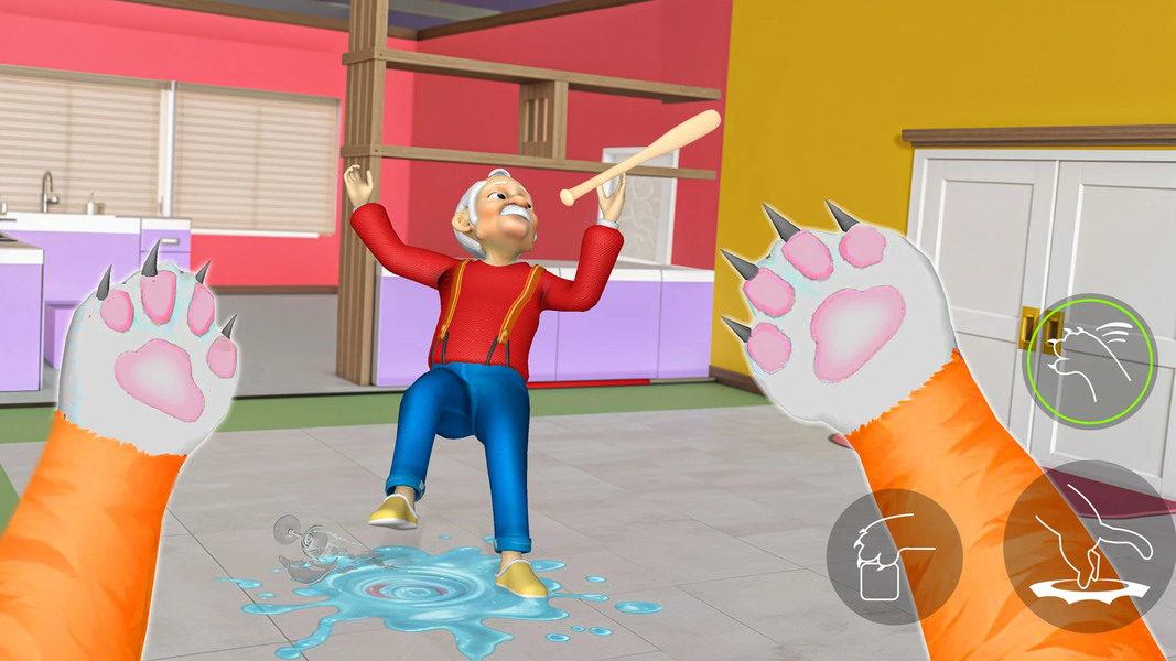 Angry Grandpa: Cat Simulator - عکس بازی موبایلی اندروید