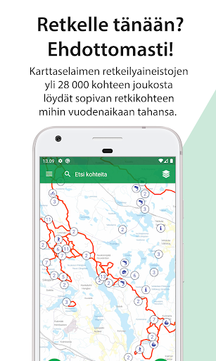 Karttaselain - Maastokartta - Image screenshot of android app