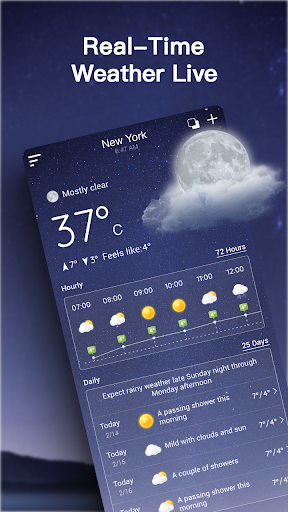 Live Weather Forecast - Image screenshot of android app