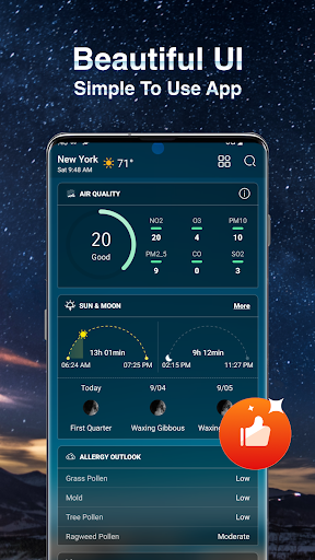 Weather Forecast & Widget - عکس برنامه موبایلی اندروید