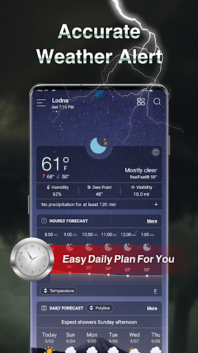 Weather Forecast & Widget - عکس برنامه موبایلی اندروید