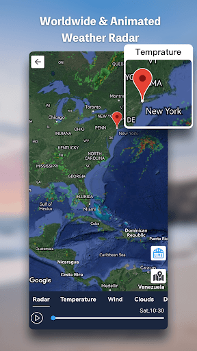 Weather Live - Radar & Widget - عکس برنامه موبایلی اندروید