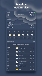 Weather Live - Radar & Widget - عکس برنامه موبایلی اندروید