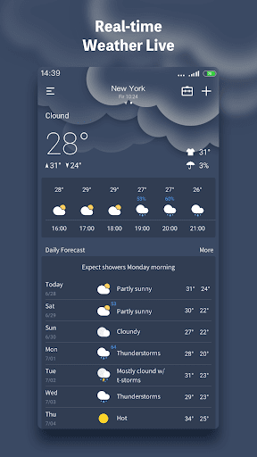 Weather Live - Radar & Widget - Image screenshot of android app