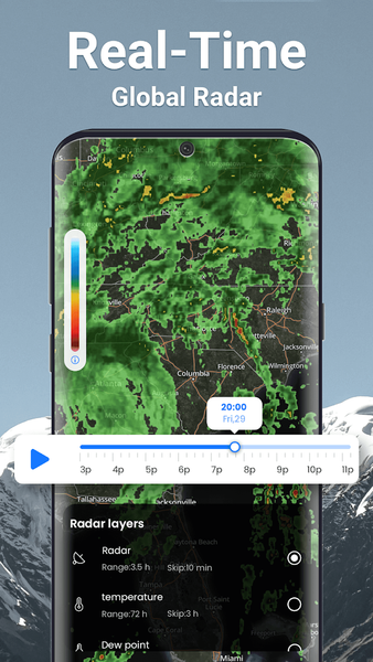 Weather Forecast - Live Radar - عکس برنامه موبایلی اندروید