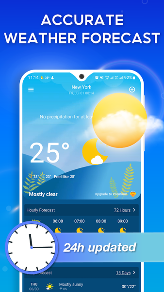 Weather Forecast, Live Weather - Image screenshot of android app