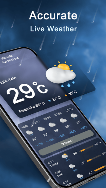 Weather Live - Radar & Alerts - عکس برنامه موبایلی اندروید