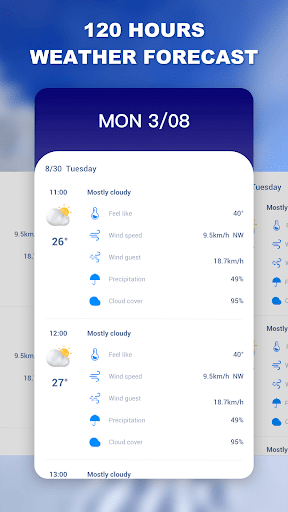 Weather app - Radar & Widget - Image screenshot of android app