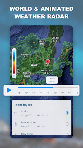 Weather app - Radar & Widget - Image screenshot of android app