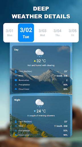 Weather app - Radar & Widget - Image screenshot of android app