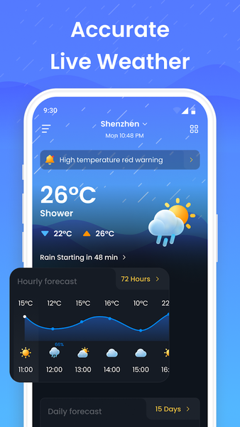 Weather - Live Radar Tracker - عکس برنامه موبایلی اندروید