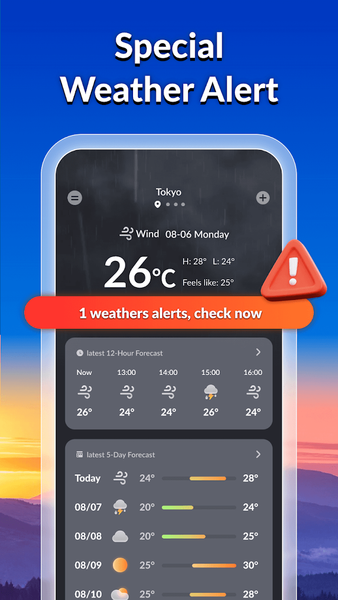 Weather Home - عکس برنامه موبایلی اندروید