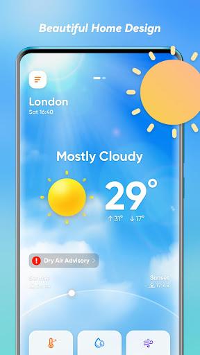 Weather Now：Weather Forecast - عکس برنامه موبایلی اندروید