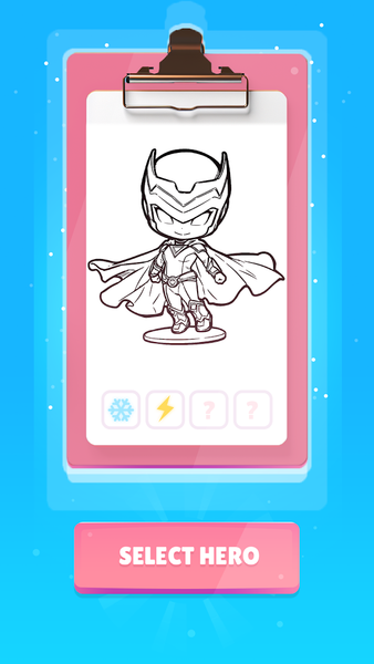 Superhero DIY - Gameplay image of android game