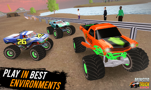 Monster Truck - 4x4,Stunt,Race - Image screenshot of android app