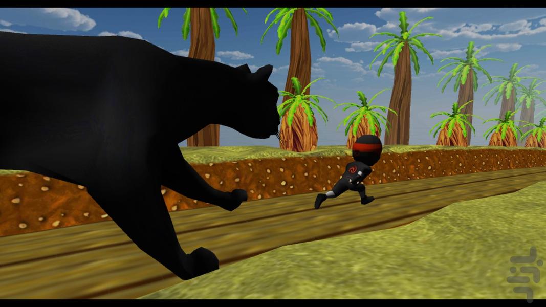 Ninjas runner - Gameplay image of android game