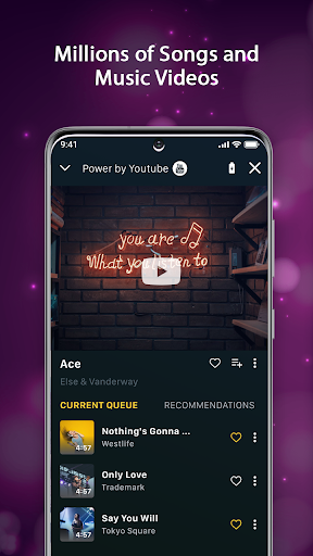 MP۳ Player, Music Streaming Free - ACE Music Video - عکس برنامه موبایلی اندروید