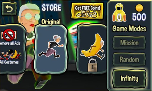 Angry Gran Radioactive Runaway - Gameplay image of android game