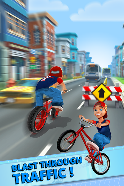 دوچرخه سواری انفجاری - Gameplay image of android game
