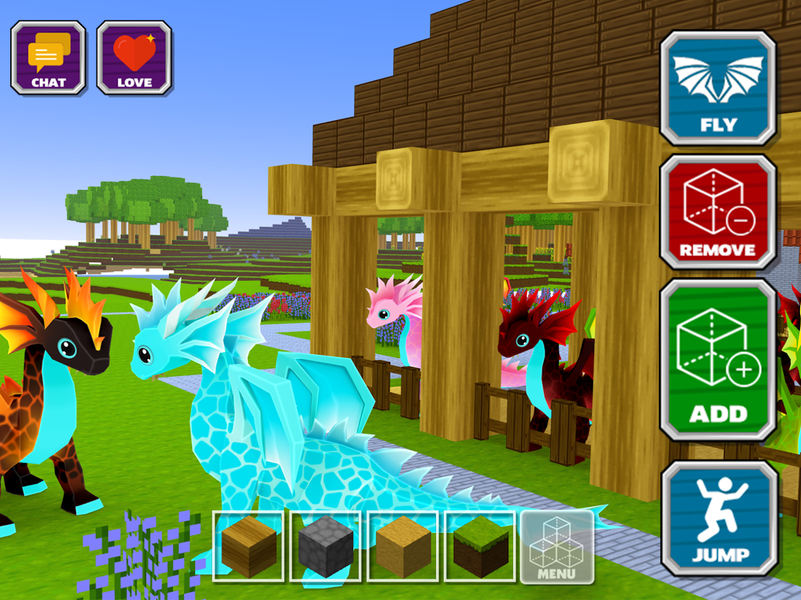 Dragon Craft Original - Gameplay image of android game