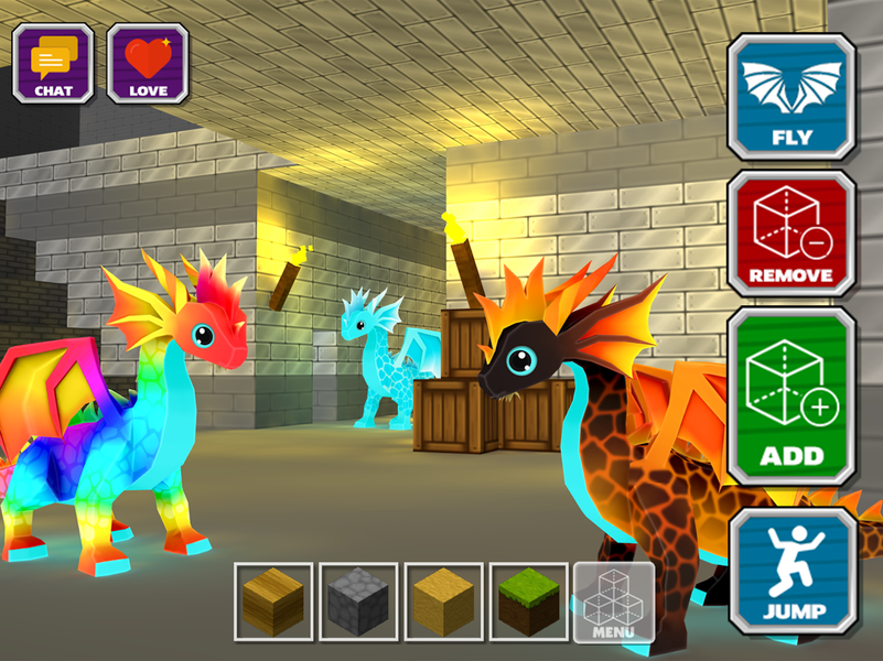 Dragon Craft Original - Gameplay image of android game