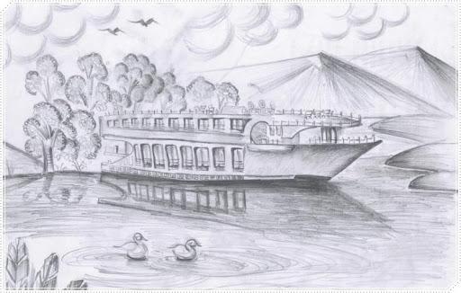 Learn How to Draw Natural Scenery - Image screenshot of android app