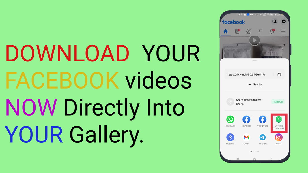 OneClick Downloader - Image screenshot of android app