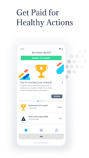 Evidation - Rewards for Health - Image screenshot of android app