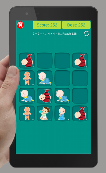 ۲۰۴۸ Tiles Puzzle - عکس بازی موبایلی اندروید