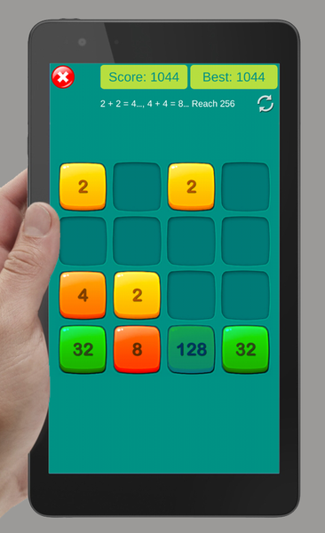 ۲۰۴۸ Tiles Puzzle - عکس بازی موبایلی اندروید