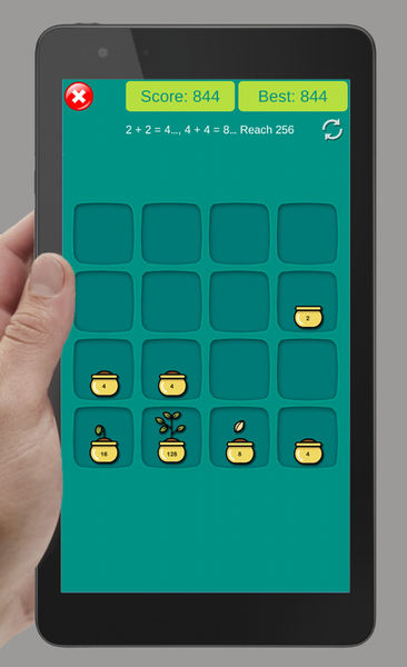۲۰۴۸ Tiles Puzzle - عکس بازی موبایلی اندروید