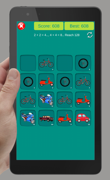 ۲۰۴۸ Tiles Puzzle - عکس بازی موبایلی اندروید