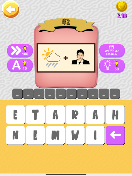 ۲ Pics ۱ Word - Trivia Game - عکس بازی موبایلی اندروید