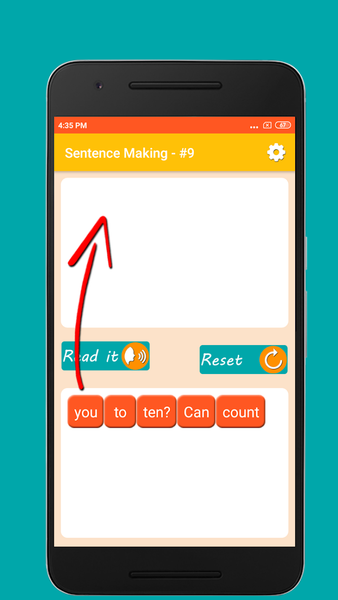 English Sentence Listen & Make - عکس برنامه موبایلی اندروید