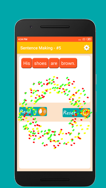 English Sentence Listen & Make - عکس برنامه موبایلی اندروید