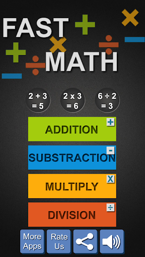 Fast Math with Tables - Image screenshot of android app