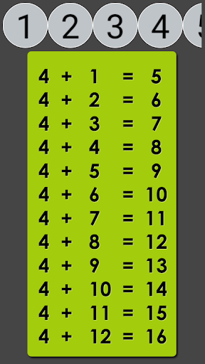 Fast Math with Tables - عکس برنامه موبایلی اندروید