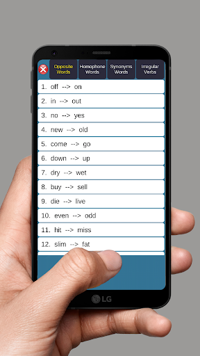 Opposite Words Learning - عکس برنامه موبایلی اندروید