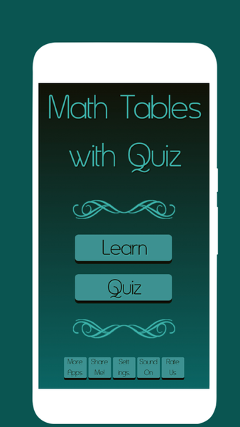 Math Tables with Quiz - Audio - عکس برنامه موبایلی اندروید
