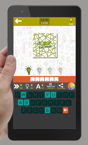 Logo Puzzle - Brand Logo Quiz - عکس بازی موبایلی اندروید
