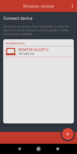 Wireless remote - PC Controller - عکس برنامه موبایلی اندروید