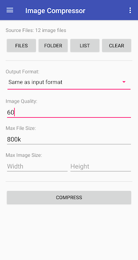 Image Compressor - Image screenshot of android app