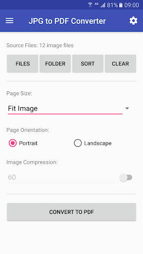 JPG to PDF Converter – تبدیل عکس به PDF - عکس برنامه موبایلی اندروید