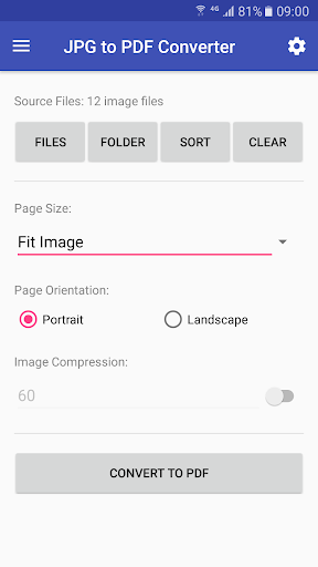 JPG to PDF Converter – تبدیل عکس به PDF - Image screenshot of android app